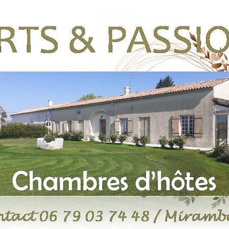 Arts & Passion Bed and Breakfast Mirambeau  Buitenkant foto
